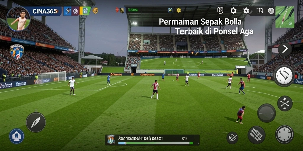 Tampilan gameplay <strong>CINA365</strong> yang mendebarkan dengan aksi lapangan.