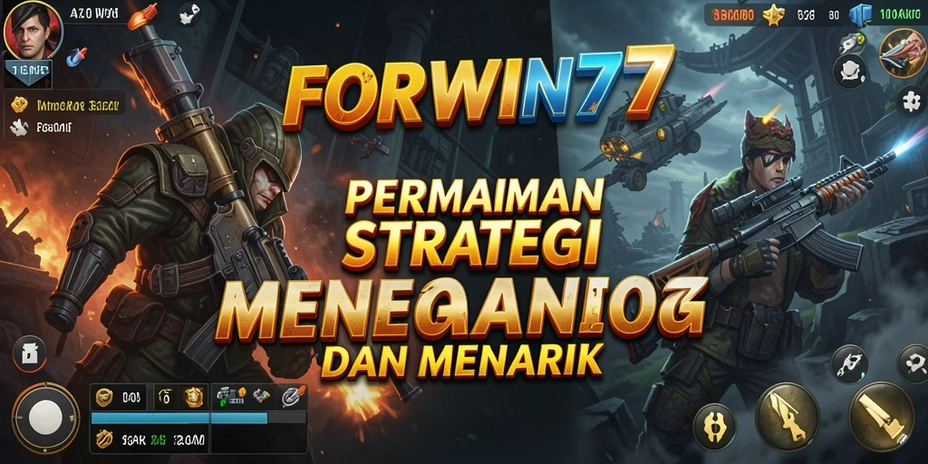 Tangkapan layar permainan FORWIN77 yang menampilkan aksi strategi seru.