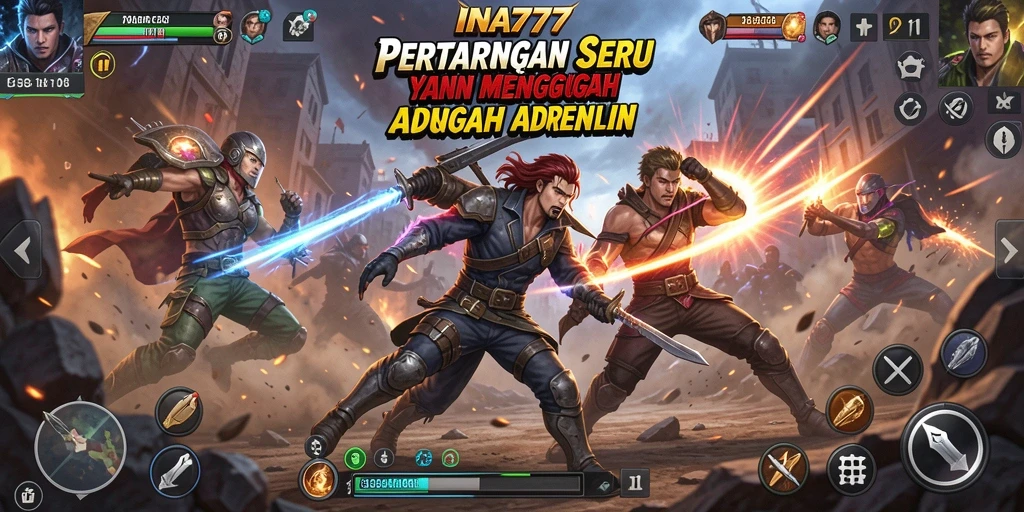 Gameplay Action yang mendebarkan dengan karakter unik.
