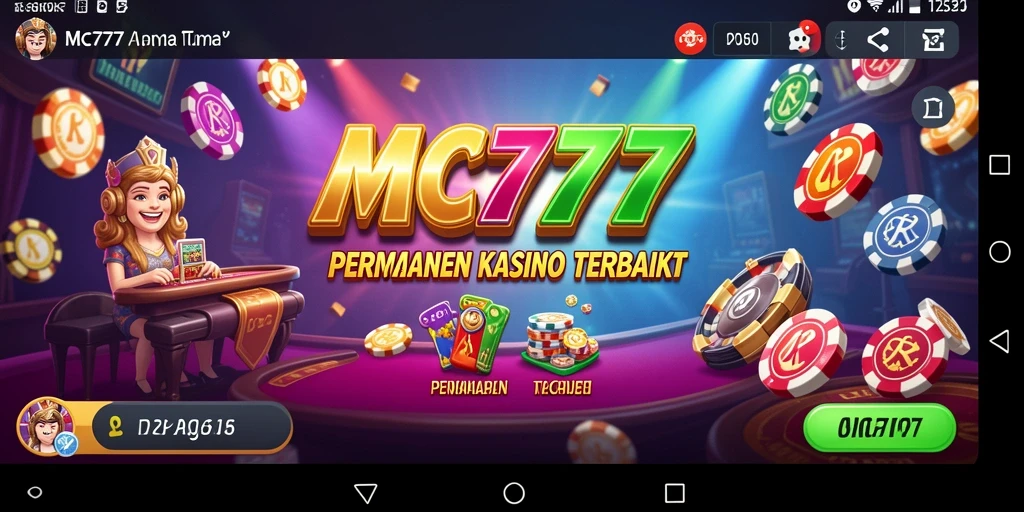 Tangkapan layar gameplay yang menunjukkan keseruan permainan Kasino.