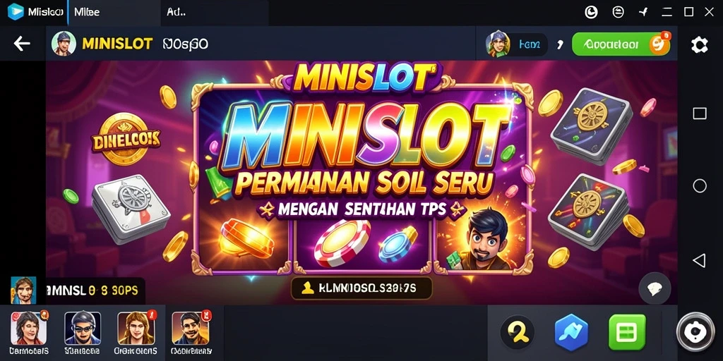 Screenshot MINISLOT menunjukkan momen seru dalam gameplay TPS.