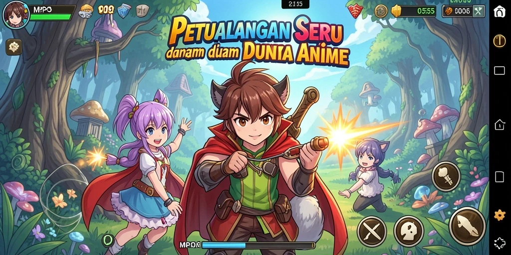 Tampilan gameplay MPO555 yang menarik dan penuh aksi petualangan.