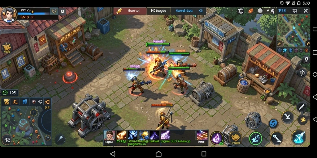 Tampilan gameplay SLG yang menarik dan penuh strategi dari PP123.