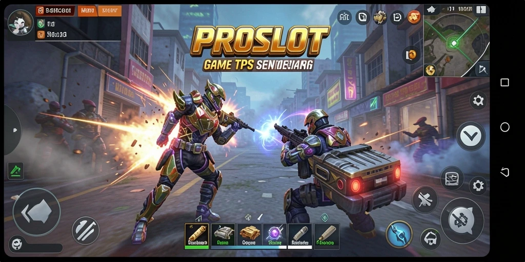 Tampilan gameplay seru dan mendebarkan di PROSLOT.