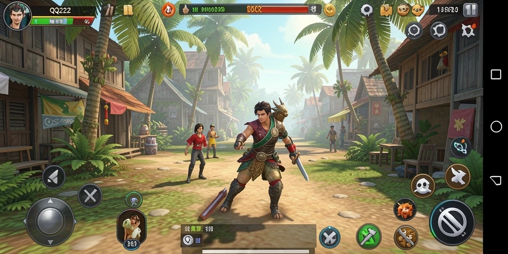 Tampilan gameplay QQ222 dengan grafis yang memukau dan interaksi seru.