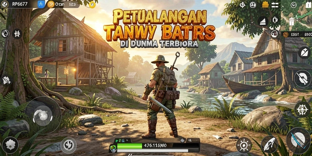 Menampilkan aksi epic di dunia terbuka RP6677.