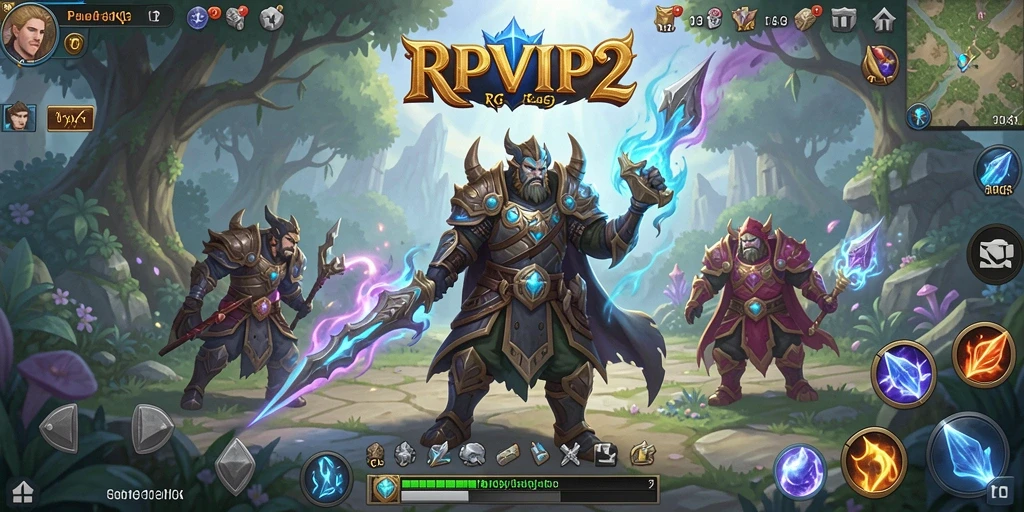 Tampilan seru dari gameplay RPVIP2 yang penuh aksi RPG.