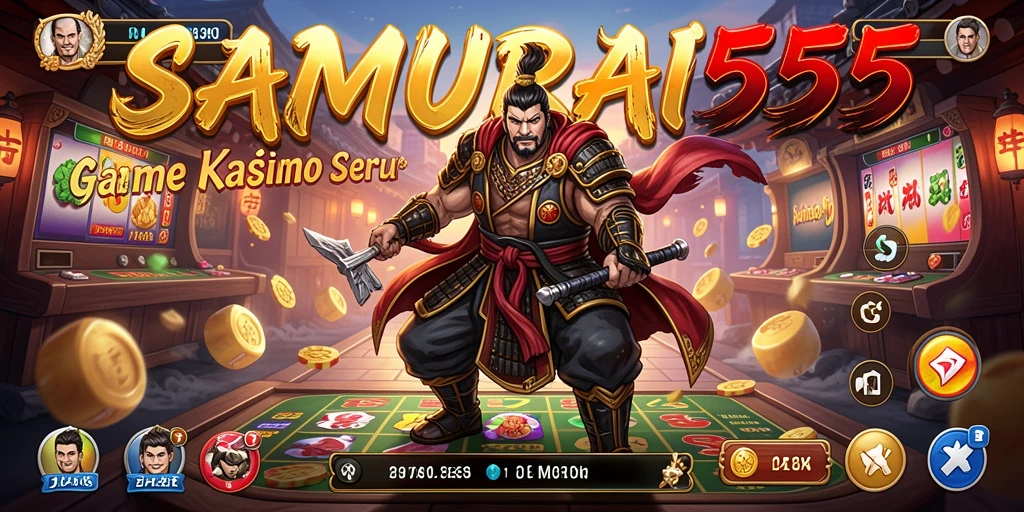 Screenshot utama SAMURAI555 menampilkan pengalaman bermain Kasino yang seru.