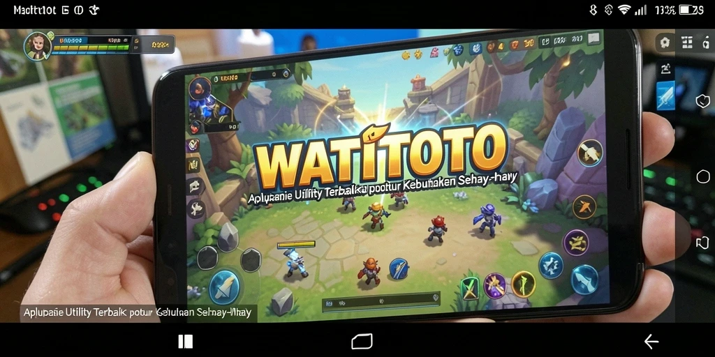 Tampilan utama WATITOTO dengan fitur pengingat dan manajemen tugas.